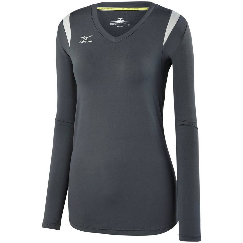 Damske Dresy Mizuno Balboa 5.0 Long Sleeve Volejbalove Siva/Strieborne Vypredaj KBNM79562